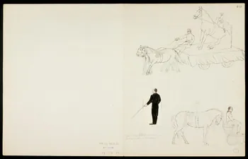partie d'un ensemble de dessins Numéro de clowns 1968.102.5363.20 Photo