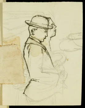partie d'un ensemble de dessins Hommes 1968.102.5366.1 Photo