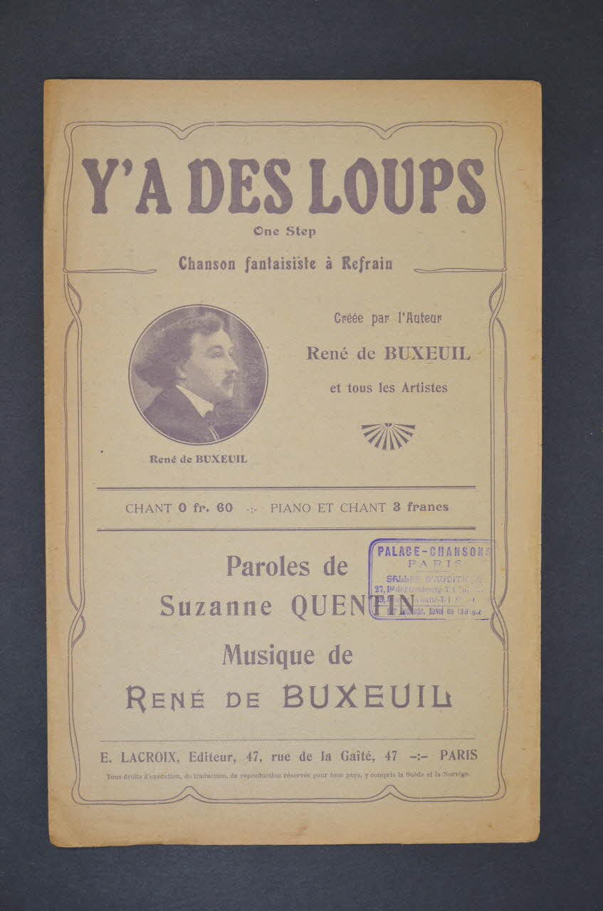 chanson petit format 1966.158.250 Photo Mucem