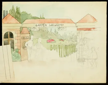 partie d'un ensemble de dessins Jardin Zoologique 1968.102.5366.3 Photo