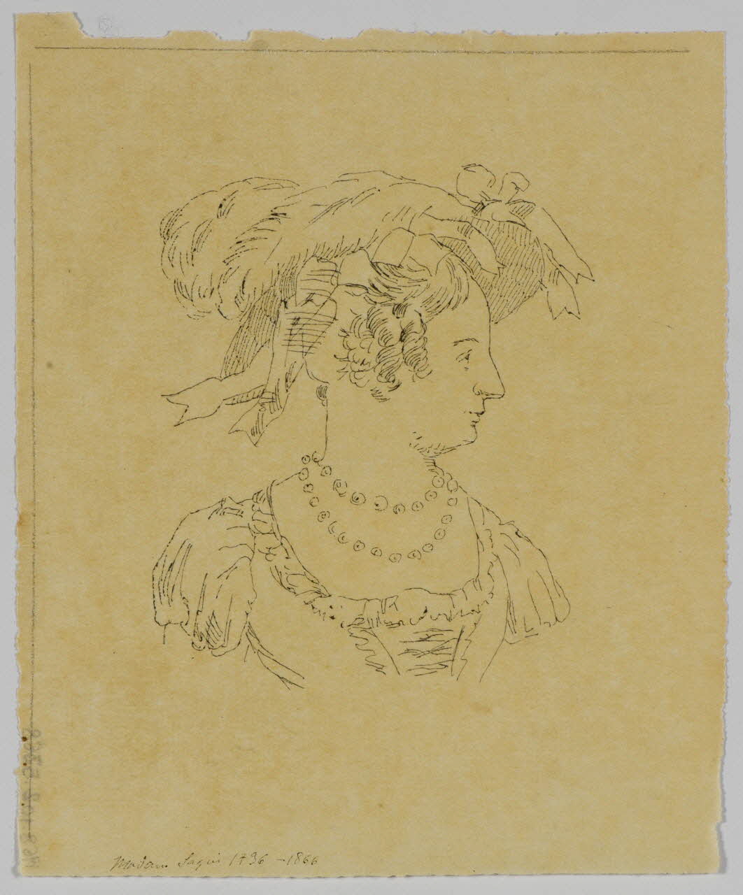 partie d'un ensemble de dessins Madame Saqui 1796-1866 1968.102.5368 Photo