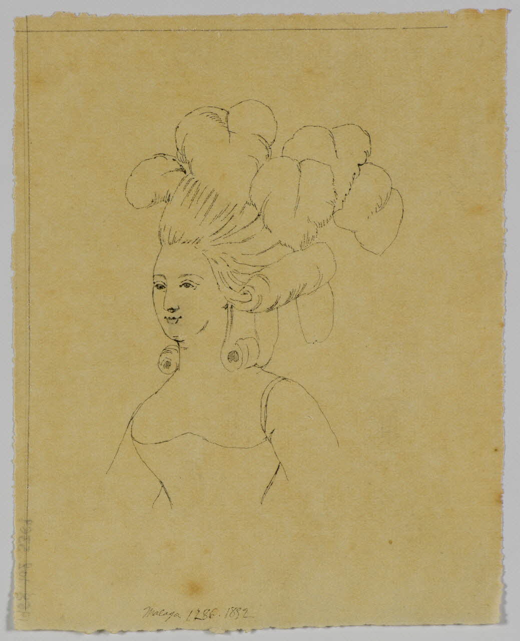 partie d'un ensemble de dessins Malaga 1786.1852 1968.102.5369 Photo