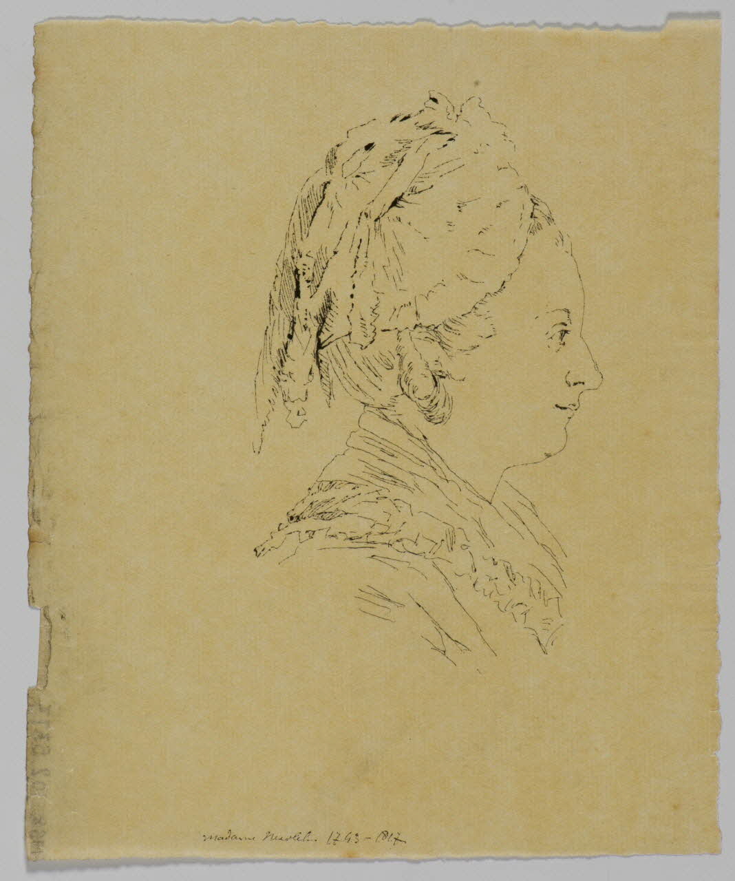 partie d'un ensemble de dessins madame Nicolet 1743-1817 1968.102.5373 Photo