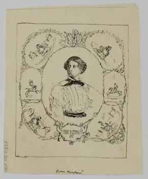 partie d'un ensemble de dessins Portrait d'homme 1968.102.5374 Photo