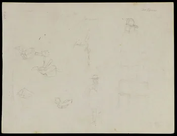 partie d'un ensemble de dessins Contorsionnistes 1968.102.5378 Photo
