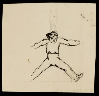 partie d'un ensemble de dessins Acrobate 1968.102.5379  Photo