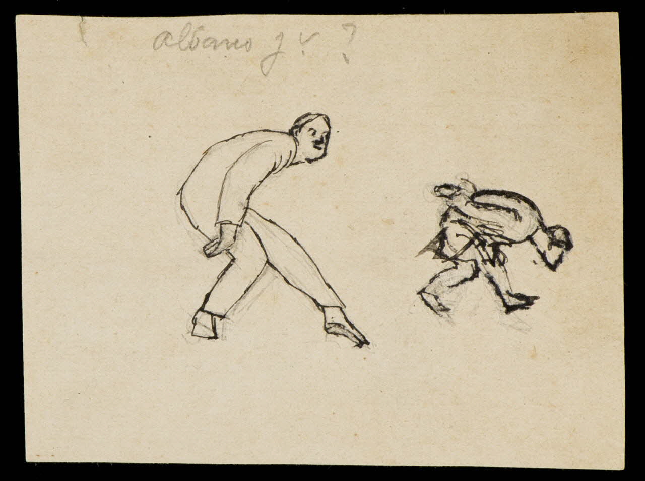 partie d'un ensemble de dessins Ebauche de silhouettes 1968.102.5381 Photo