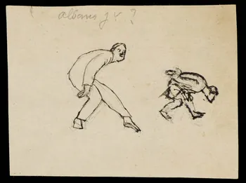 partie d'un ensemble de dessins Ebauche de silhouettes 1968.102.5381 Photo