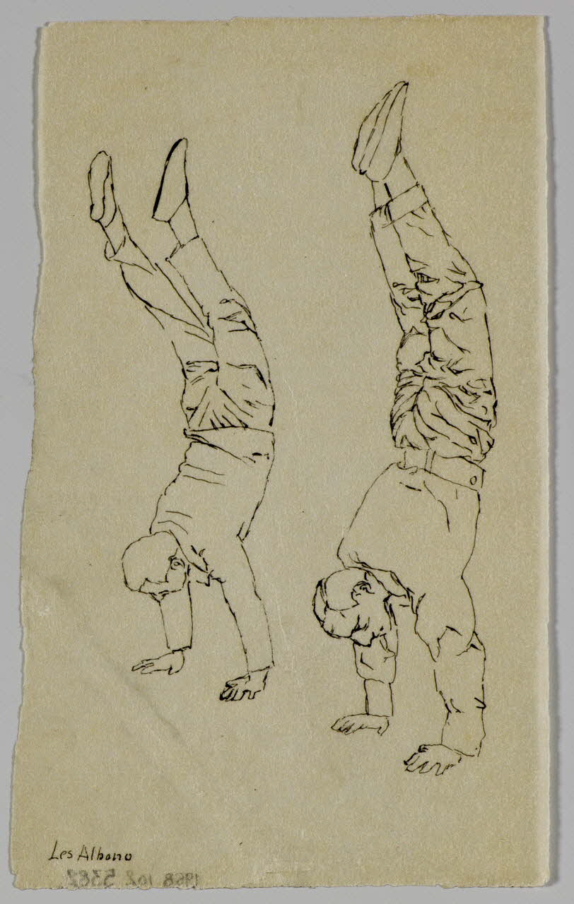 partie d'un ensemble de dessins Les Albano 1968.102.5382 Photo