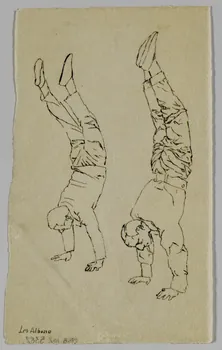 partie d'un ensemble de dessins Les Albano 1968.102.5382 Photo