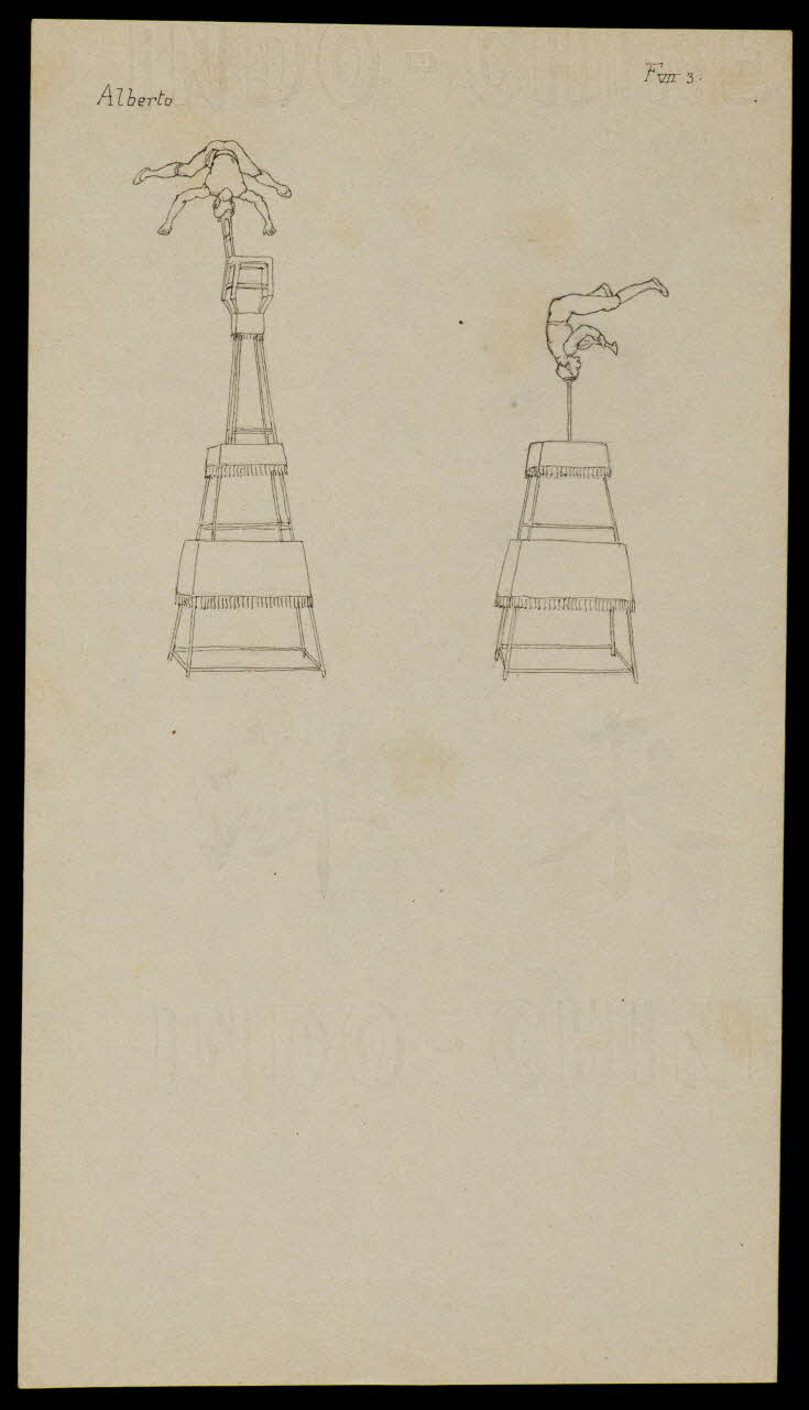 partie d'un ensemble de dessins Alberto 1968.102.5384 Photo