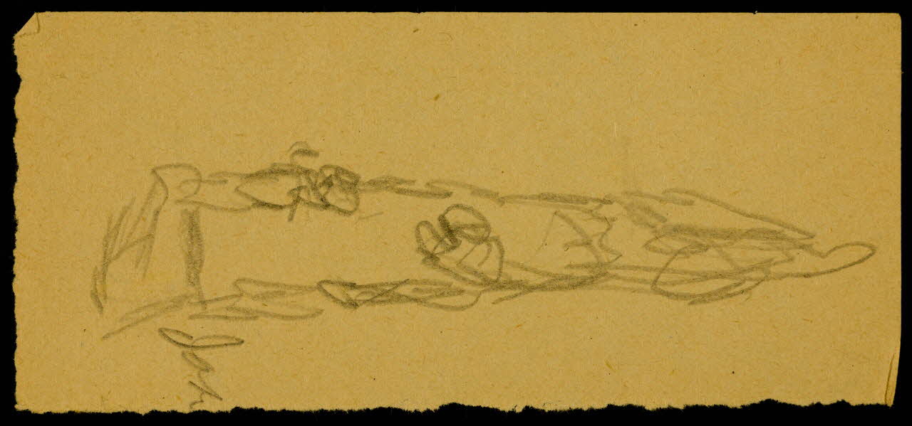 partie d'un ensemble de dessins Esquisse 1968.102.540.2 Photo