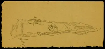 partie d'un ensemble de dessins Esquisse 1968.102.540.2 Photo