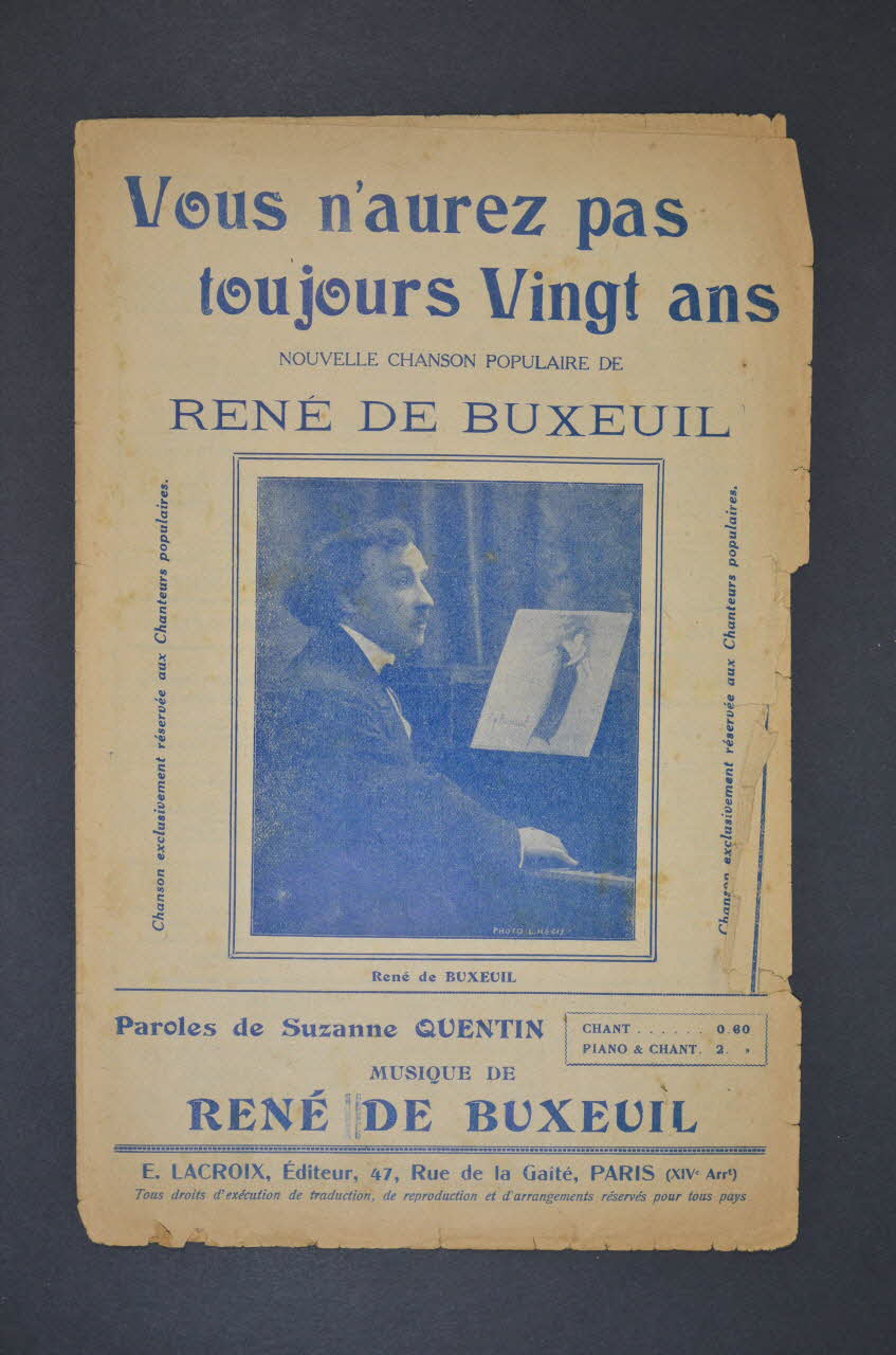 chanson petit format 1966.158.251 Photo Mucem