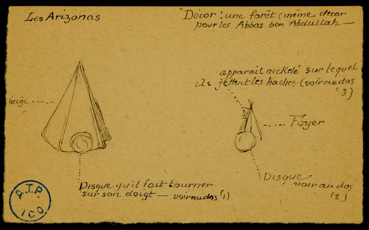 partie d'un ensemble de dessins Les Arizonas 1968.102.542.1 Photo
