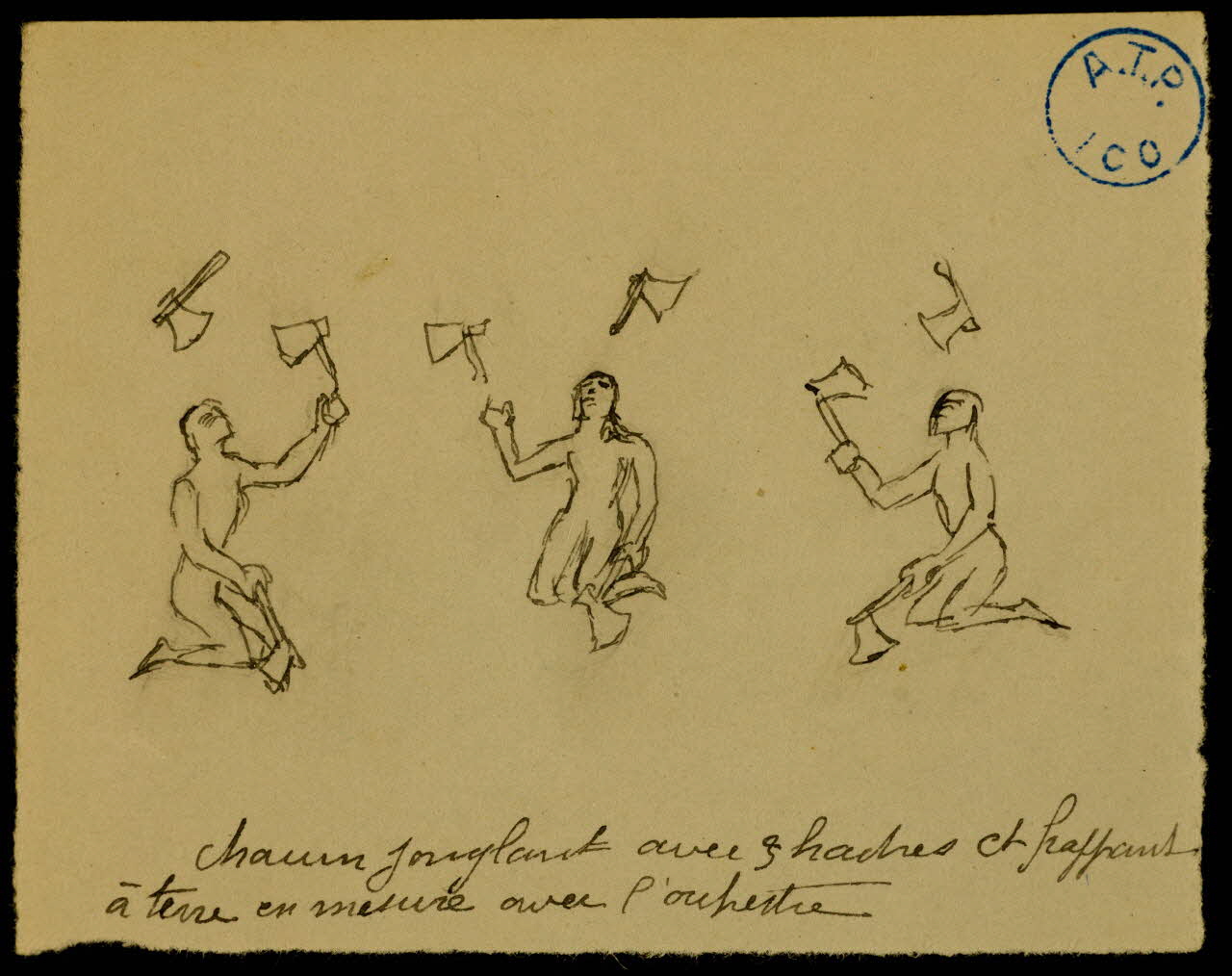 partie d'un ensemble de dessins les Arizona 1968.102.542.2 Photo