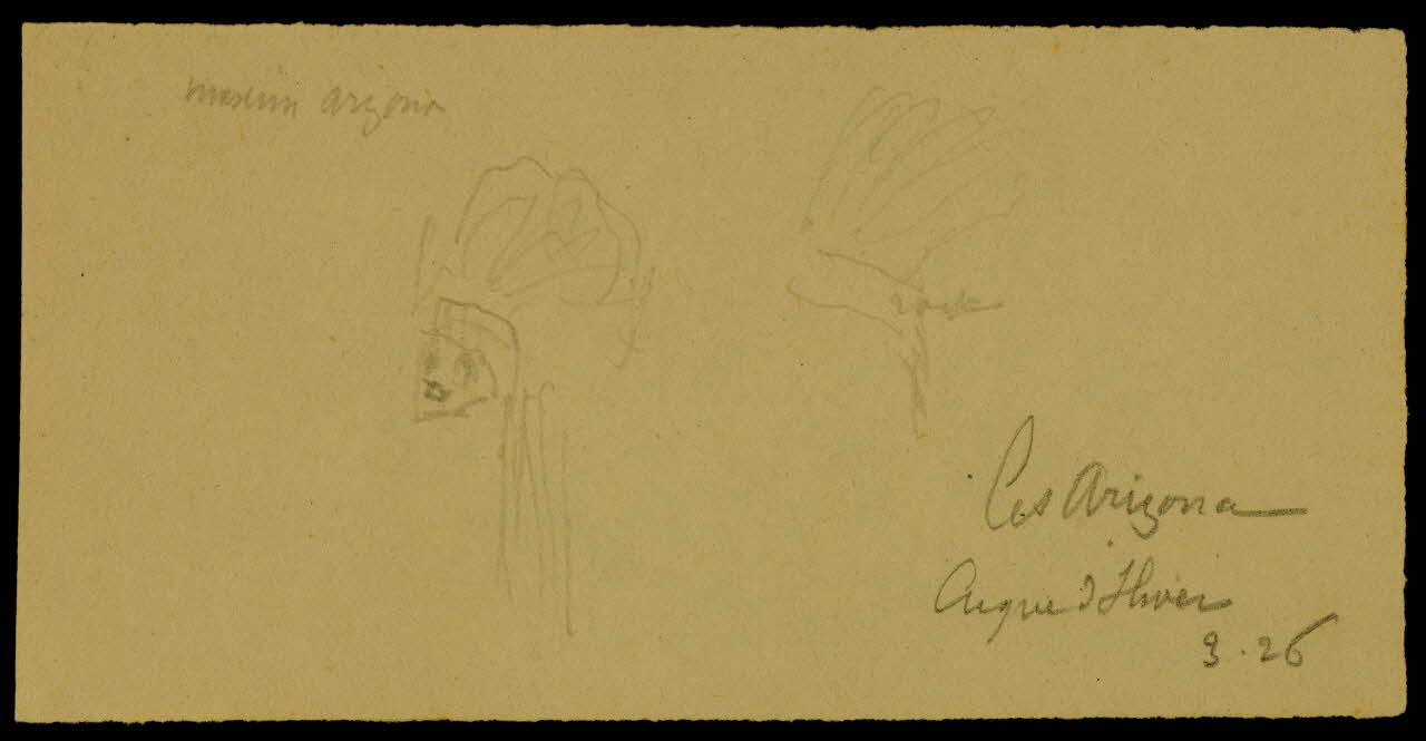 partie d'un ensemble de dessins Les Arizona 1968.102.544.13 Photo