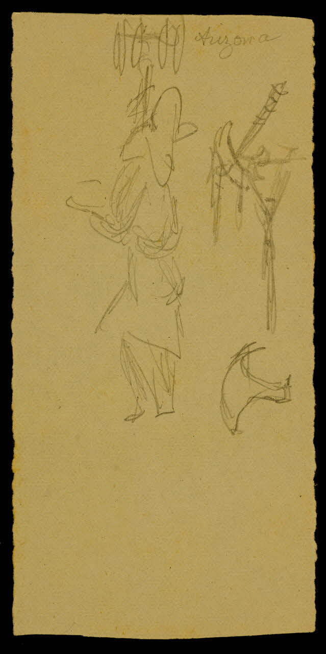 partie d'un ensemble de dessins Arizona 1968.102.544.6 Photo