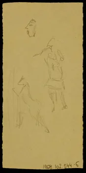 partie d'un ensemble de dessins Arizona 1968.102.544.6 Photo