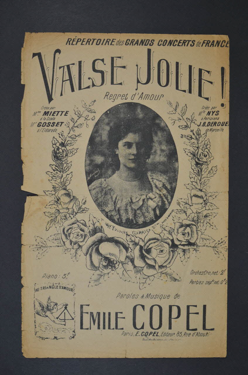 partition de musique petit format 1965.160.54 Photo Mucem