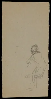 partie d'un ensemble de dessins Esquisse 1968.102.553.2 Photo