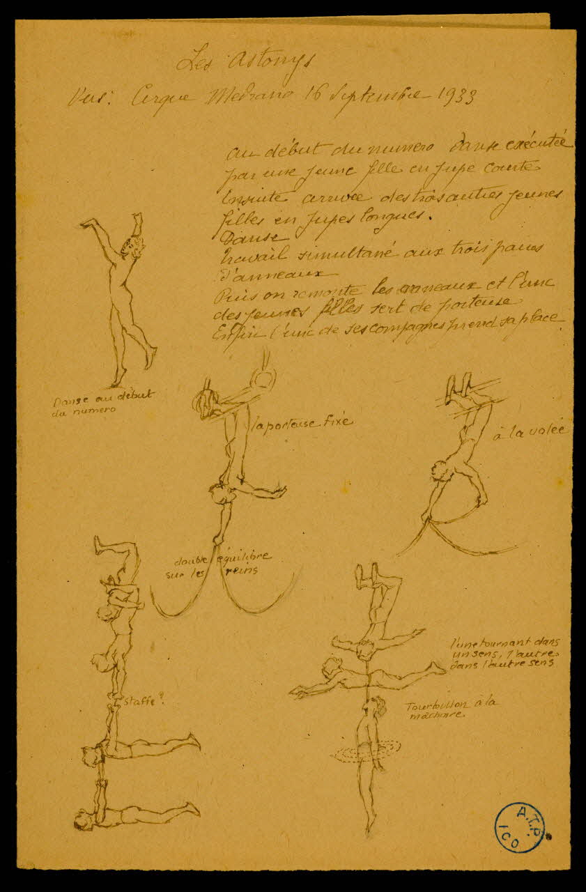 partie d'un ensemble de dessins Les Astonys 1968.102.570 Photo