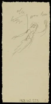 partie d'un ensemble de dessins Ebauche de dessin 1968.102.573.5  Photo