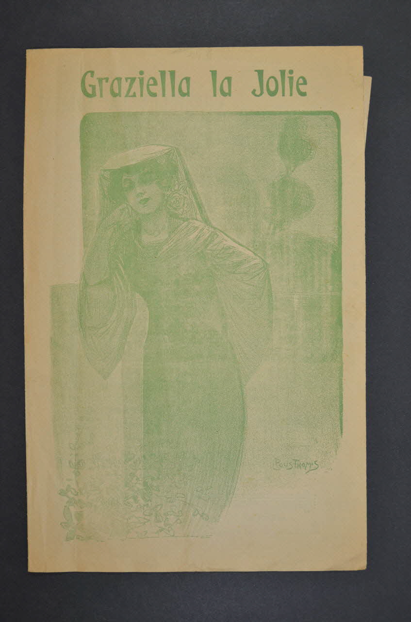 Honoré Pion ; Lucien Colonge ; A. Delattre ; B. Devaux ; Galerie Parisienne De Musique; partition de musique petit format Île-de-France, France 1907 1965.160.6 Photo Mucem