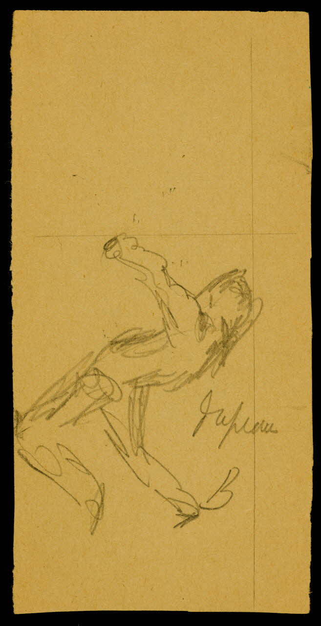 partie d'un ensemble de dessins Esquisse 1968.102.582.7 Photo