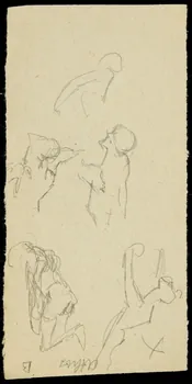 partie d'un ensemble de dessins Athos 1968.102.591.4 Photo