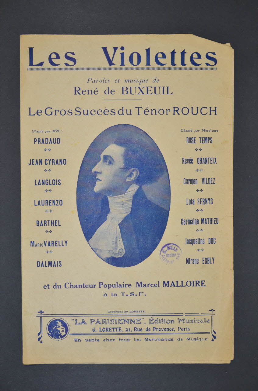 partition de musique petit format 1965.160.60 Photo Mucem