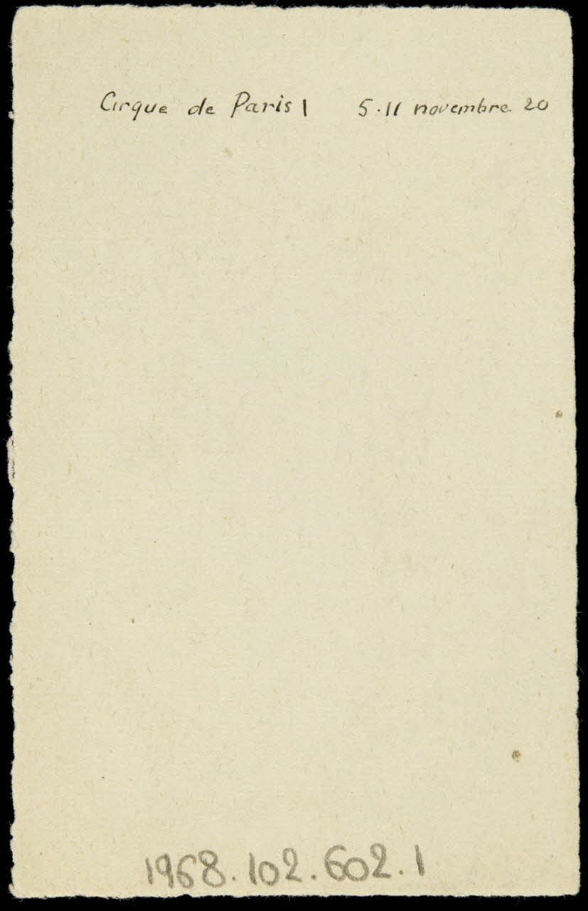 partie d'un ensemble de dessins Auguste et son clown 1968.102.602.1 Photo