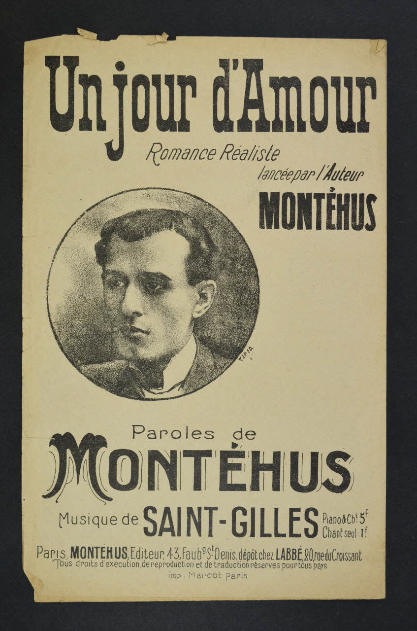 partition de musique petit format 1965.160.61 Photo Mucem