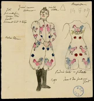 partie d'un ensemble de dessins Aussude 1968.102.606.2  Photo