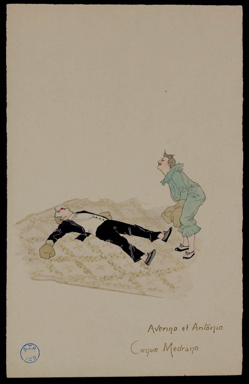 partie d'un ensemble de dessins Averino et Antonio 1968.102.617.11 Photo