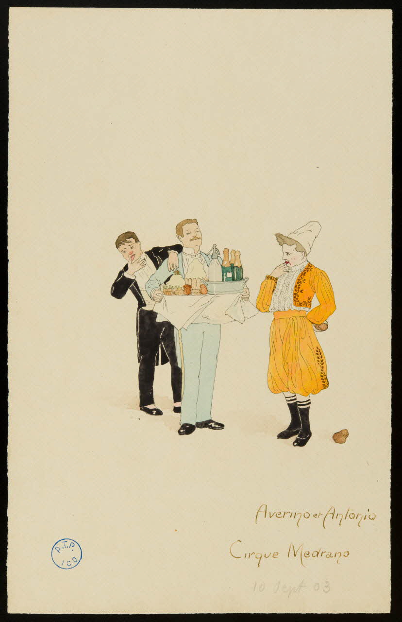 partie d'un ensemble de dessins Averino et Antonio 1968.102.617.16 Photo