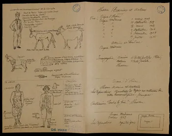 partie d'un ensemble de dessins Hassan Averino et Antonio 1968.102.617.2 Photo
