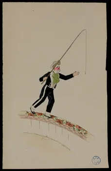 partie d'un ensemble de dessins Clown 1968.102.617.6 Photo