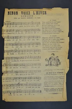 chanson petit format 1966.158.26 Photo Mucem