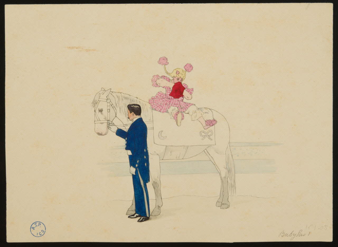 partie d'un ensemble de dessins Babylas I 1968.102.630.4 Photo