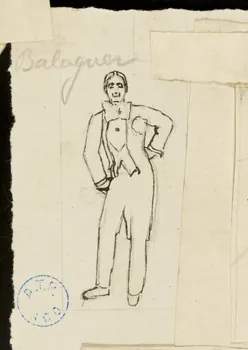 partie d'un ensemble de dessins Balaguer 1968.102.646.6 Photo