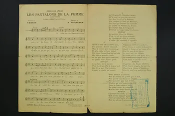 partition de musique petit format 1965.160.65  Photo Mucem