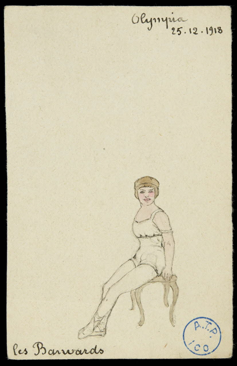partie d'un ensemble de dessins les Banvards 1968.102.661.3 Photo
