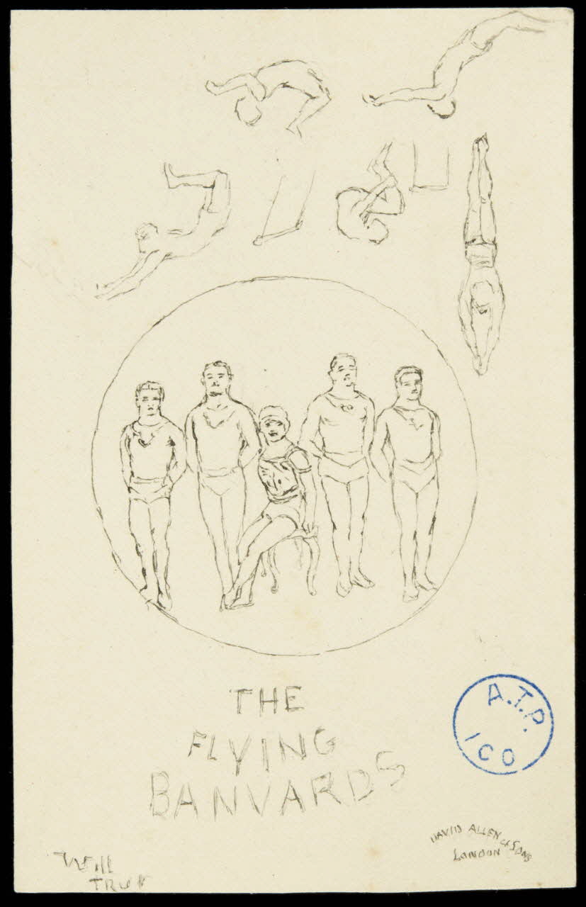 partie d'un ensemble de dessins THE  FLYING  BANVARDS 1968.102.661.4  Photo