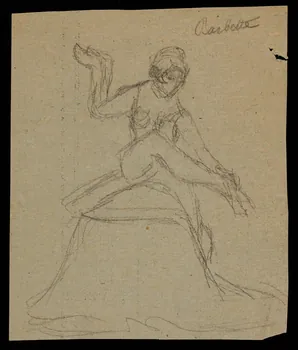 partie d'un ensemble de dessins Barbette 1968.102.667.4 Photo