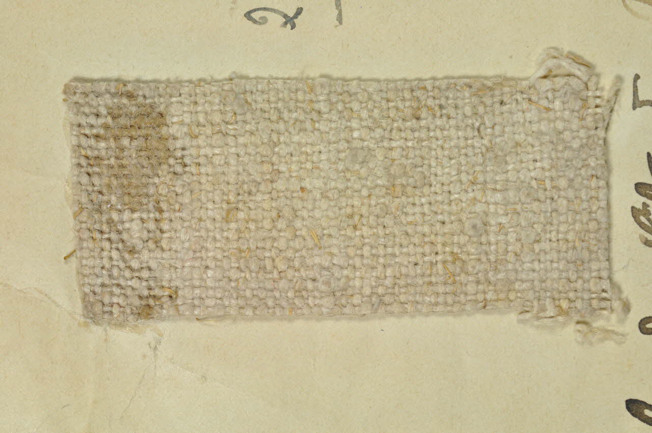 échantillon de tissu Toile des Côtes du Nord 1901.1.676 Photo Mucem