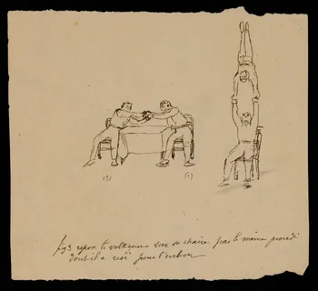 partie d'un ensemble de dessins Acrobates 1968.102.671.2 Photo