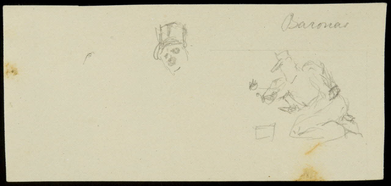 partie d'un ensemble de dessins Baronas 1968.102.673.3 Photo