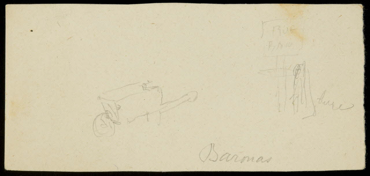 partie d'un ensemble de dessins Baronas 1968.102.673.4 Photo