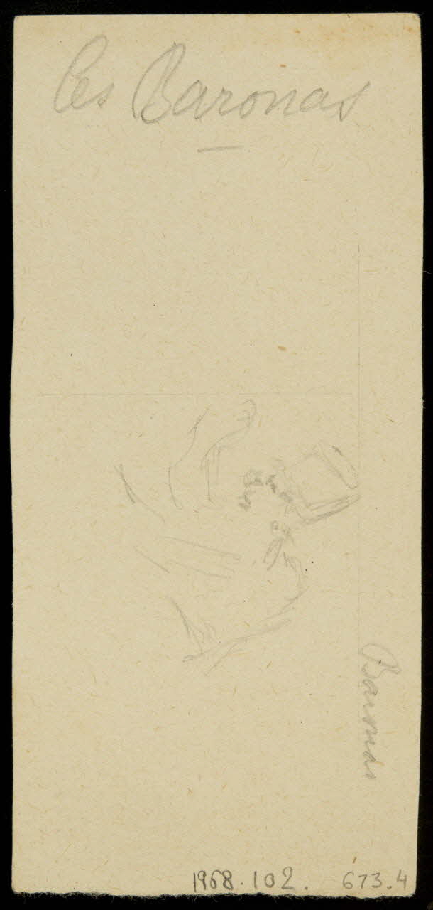 partie d'un ensemble de dessins Baronas 1968.102.673.4 Photo